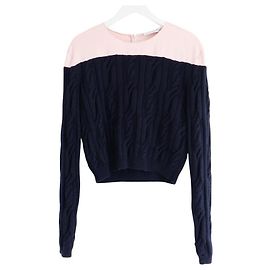 Christian Dior x Raf Simons Pre-Fall 2014 Jersey de seda de punto trenzado