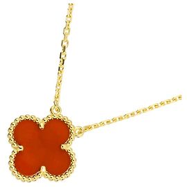 Van Cleef & Arpels VCA Alhambra Karneol Halskette