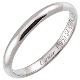 Cartier 1895 Classic Band Ring aus Platin