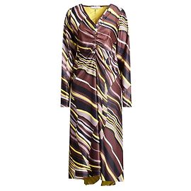 MaliParmi Lyrical Stripe Midi Dress