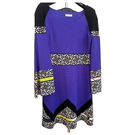 Robe en laine Emilio Pucci imprimé géométrique