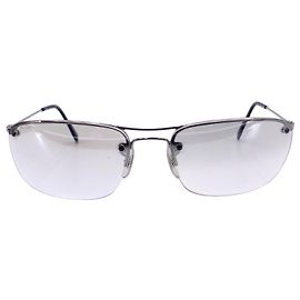 Ray-Ban Gafas de sol Vintage Silver RB 3156 Semi Rimless 60/16