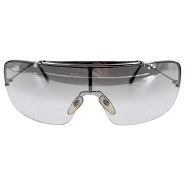 Ray-Ban Vintage Silver Metal RB 3159 Wings II Shield randlose Sonnenbrille