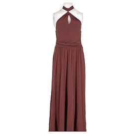Autre Marque Vestido largo Boden marrón de viscosa