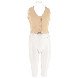 Autre Marque Top de lana beige THE FRANKIE SHOP