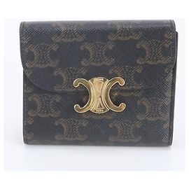 Céline Celine Small Tri-fold Wallet mit Klappe