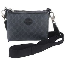 Sac messager Gucci GG Supreme en cuir