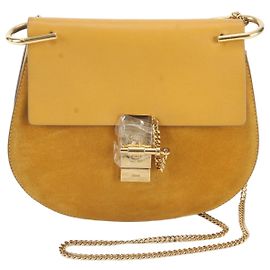 Bolso de hombro de piel con cadena Chloé Chloe Drew
