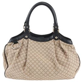 Bolso Tote de piel Gucci Diamante Sukey