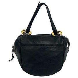 Bolso de hombro Loewe Vintage Anagram Logo de piel Nappa