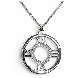 Autre Marque Collar Tiffany & Co. 750 Diamond Atlas Open Medallion