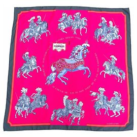 Carré Hermès Carrousel 100% soie