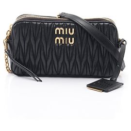 Miu Miu Matelassé Mini Schultertasche