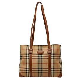 Bolso Tote Burberry Nova Check Shadow Horse