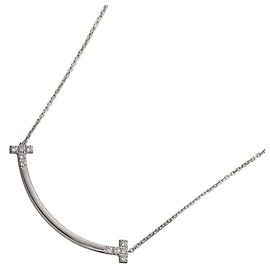 Autre Marque Tiffany & Co. T Smile Diamantenhalskette