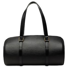 Louis Vuitton Black Epi Soufflot