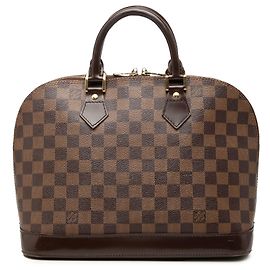 Louis Vuitton Brown Damier Ebene Alma PM