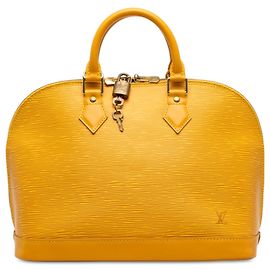 Louis Vuitton Yellow Epi Alma PM