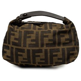 Fendi Mini Zucca Canvas Handtasche Braun