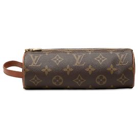 Louis Vuitton Brown Monogram Trousse Ronde Pencil Case 20