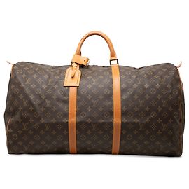 Louis Vuitton Brown Monogram Keepall 60