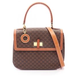 Céline Bolsa 2-Way Celine Macadam Turnlock