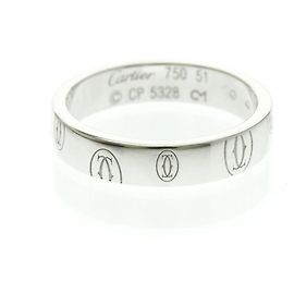 Cartier Logo de Cartier Band 18K White Gold 4mm