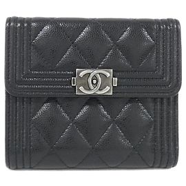 Chanel Boy Line 80734 Tri-Fold Wallet
