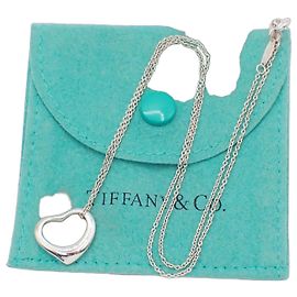 Tiffany & Co. Elsa Peretti Pendente Cuore Aperto Argento Sterling 16mm