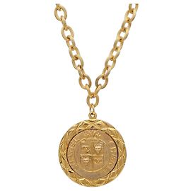 Chanel Medallion Coco Mark Lion Halskette