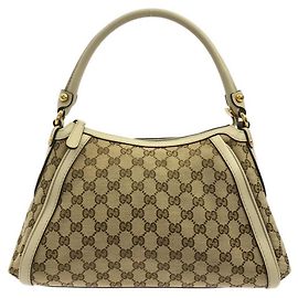 Borsa a tracolla Gucci 282298 Beige e Avorio