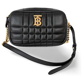 Burberry Lola Camera Quilted Leather Small