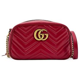 Gucci GG Marmont Camera Embroidered Matelasse Velvet Small