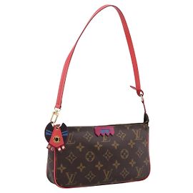 LOUIS VUITTON Monogram Totem Pochette Accessoires Pouch M41669 LV Auth BA15818V
