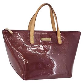 LOUIS VUITTON Monogram Vernis Bellevue PM Hand Bag Violet M93584 LV Auth 204368V