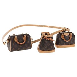 LOUIS VUITTON 2021-2025 Monogram Trio Mini Icon Shoulder M81081 LV Auth 167620SM