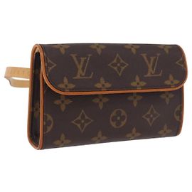 LOUIS VUITTON Monogram Pochette Florentine Waist Bag M51855 LV Auth 203071V
