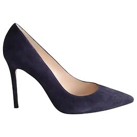 Décolleté Fern Lk Bennett in camoscio blu navy