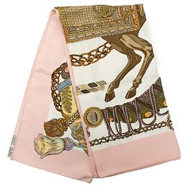 Foulard di seta Hermès Le Timbalier Rosa 90 Scarves