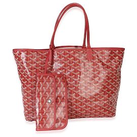 Goyard Red Goyardine Canvas Saint Louis PM