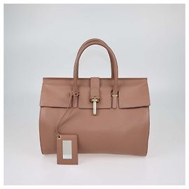 Bolso Tote Redondo de Tubo de Piel Balenciaga Tomette