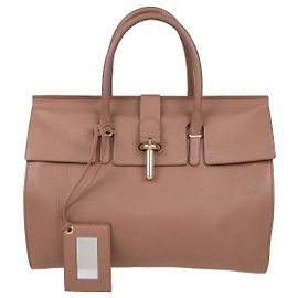 Balenciaga Tomette Leder Tube Round Tote