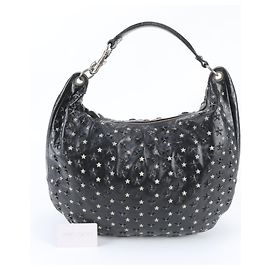 Borsa a tracolla Jimmy Choo Sky Bag in pelle con borchie a stella