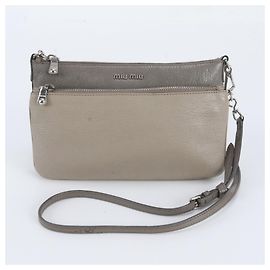 Borsa a tracolla in pelle Miu Miu