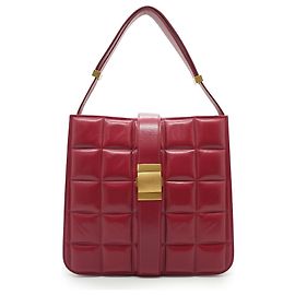 Bottega Veneta Borsa a spalla imbottita Marie in pelle bordeaux
