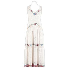 Autre Marque Vestido LoveShackFancy de algodão branco