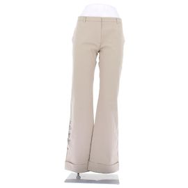 Jil Sander beige cotton pants