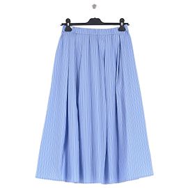 Autre Marque Saia de algodão azul STYLEIN