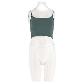 Autre Marque Top taglio dritto verde Varley