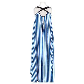 Vestido longo azul By Malene Birger